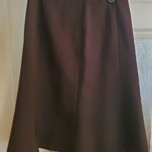 LeSuit Pinstriped Skirt S 8